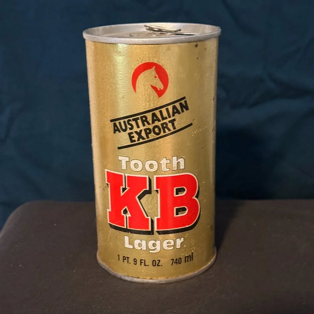 Australian Export Tooths KB Lager steel vintage  beer can